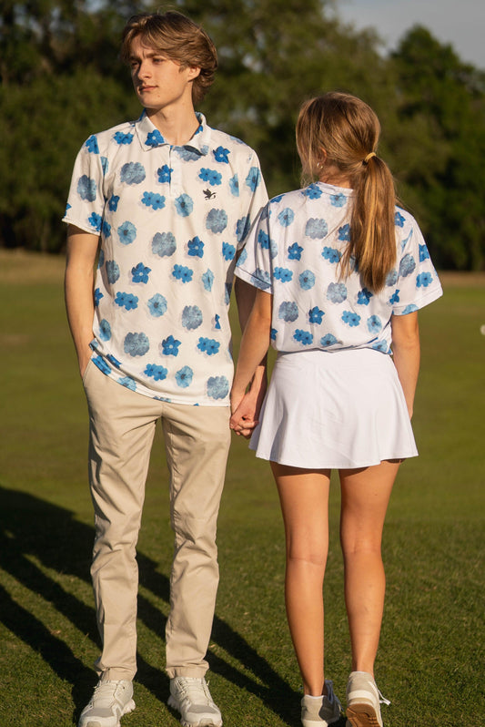 Matching Blue Floral - Flying Iron Golf