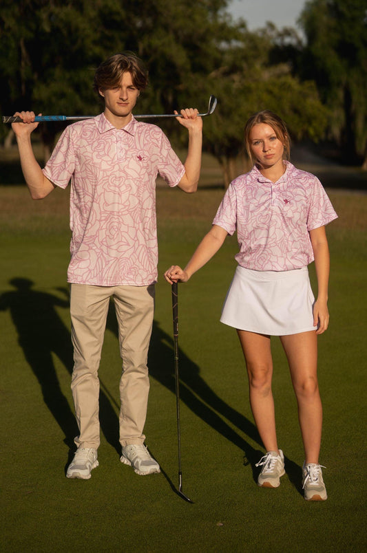 Matching Pink Roses - Flying Iron Golf