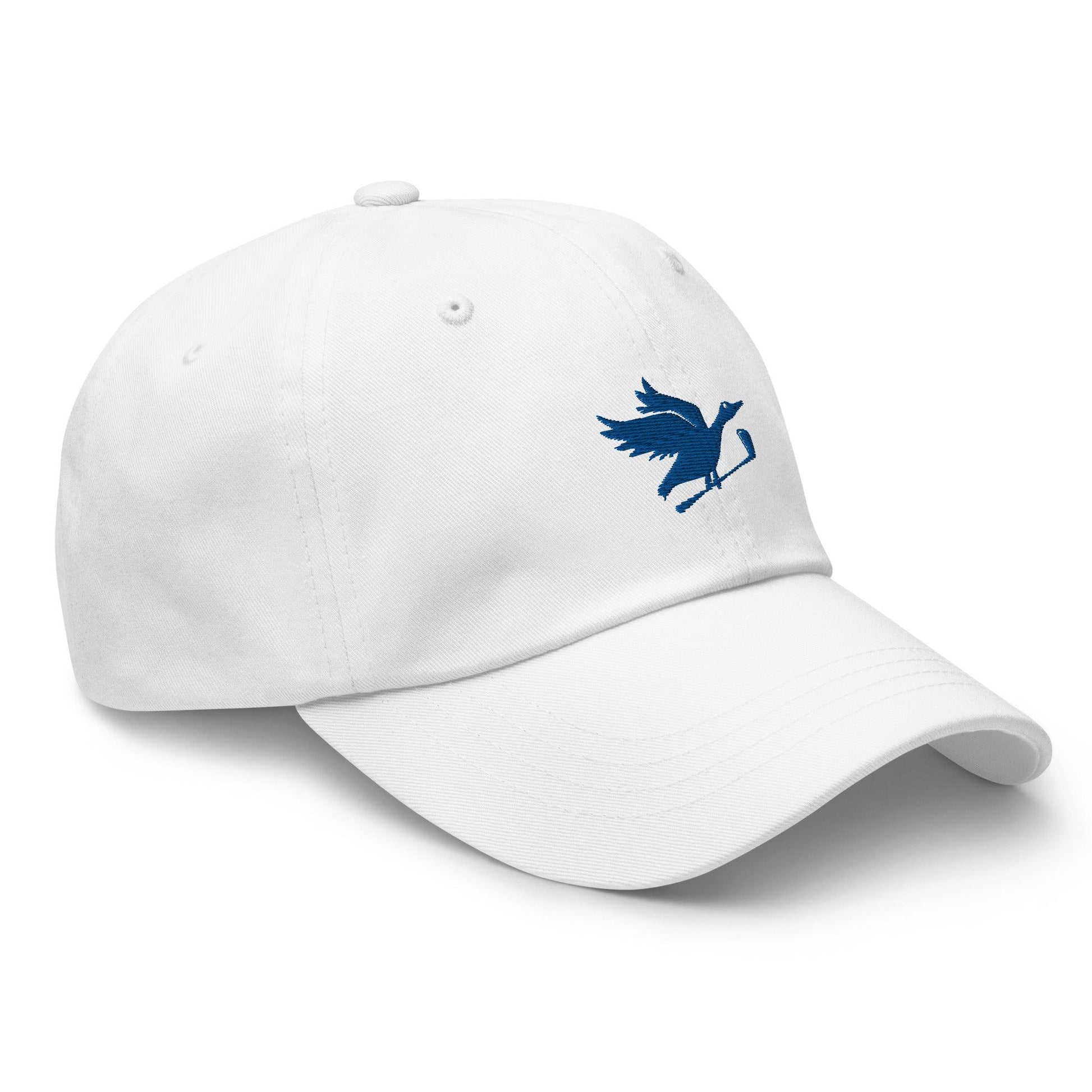 Flying Iron Dad Hat (White) - Flying Iron Golf